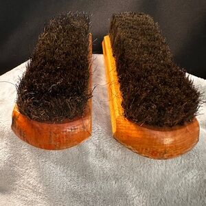 Vintage‎ Empire Shoe Brush #70, Wood Handle, Horse Hair